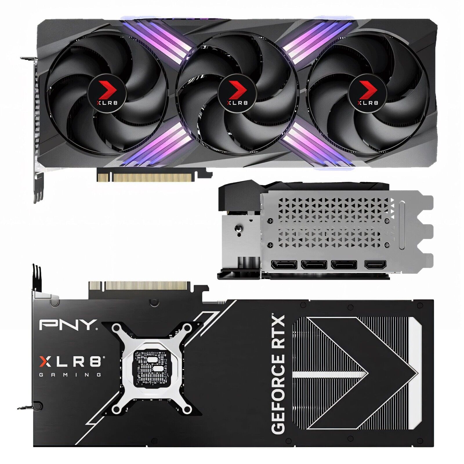 PNY XLR8 RTX 4080 SUPER 16GB GDDR6 OC ARGB Triple Fan Lovelace Graphics Card