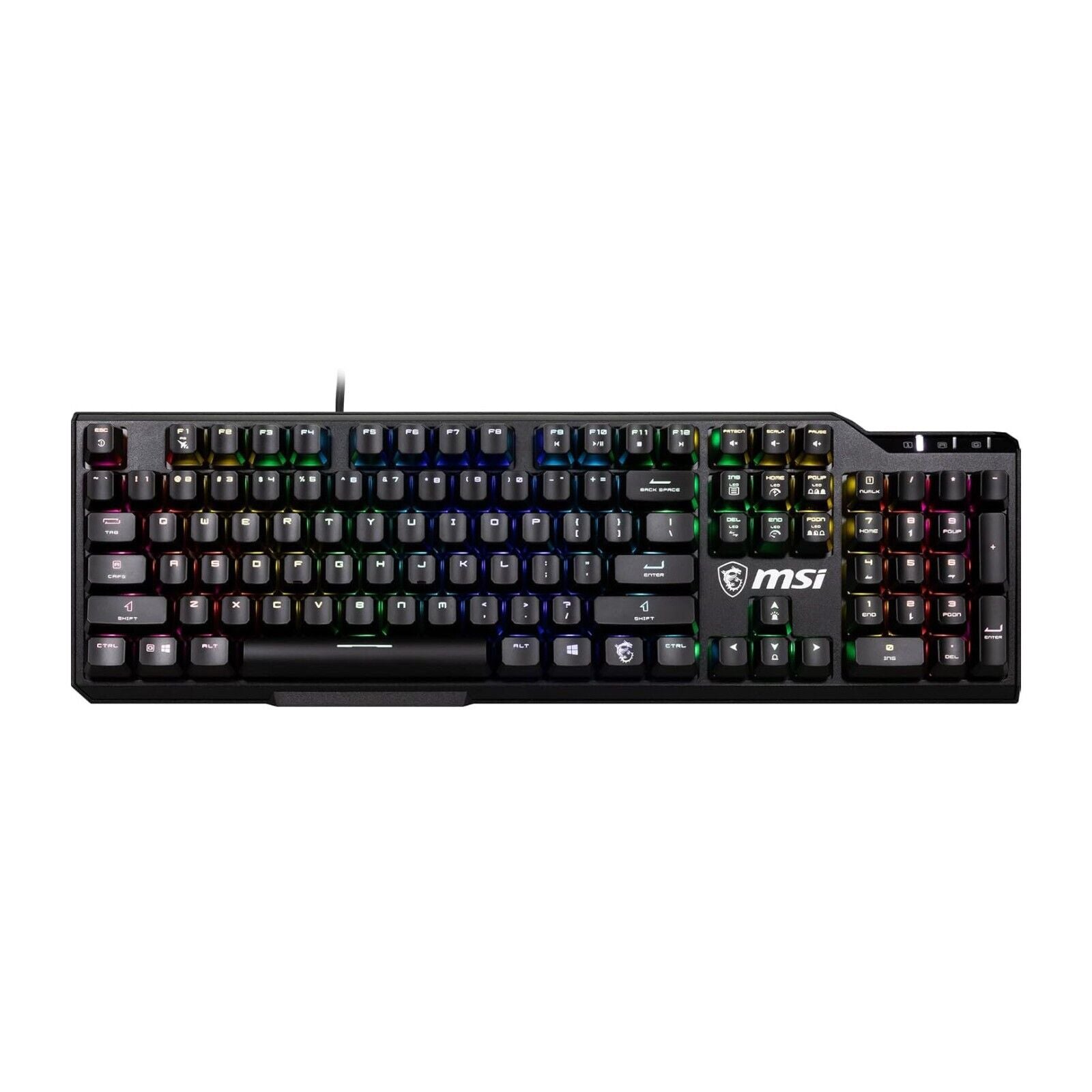 MSI VIGOR GK41 Mechanical RGB Gaming Keyboard Wired QWERTY UK Layout