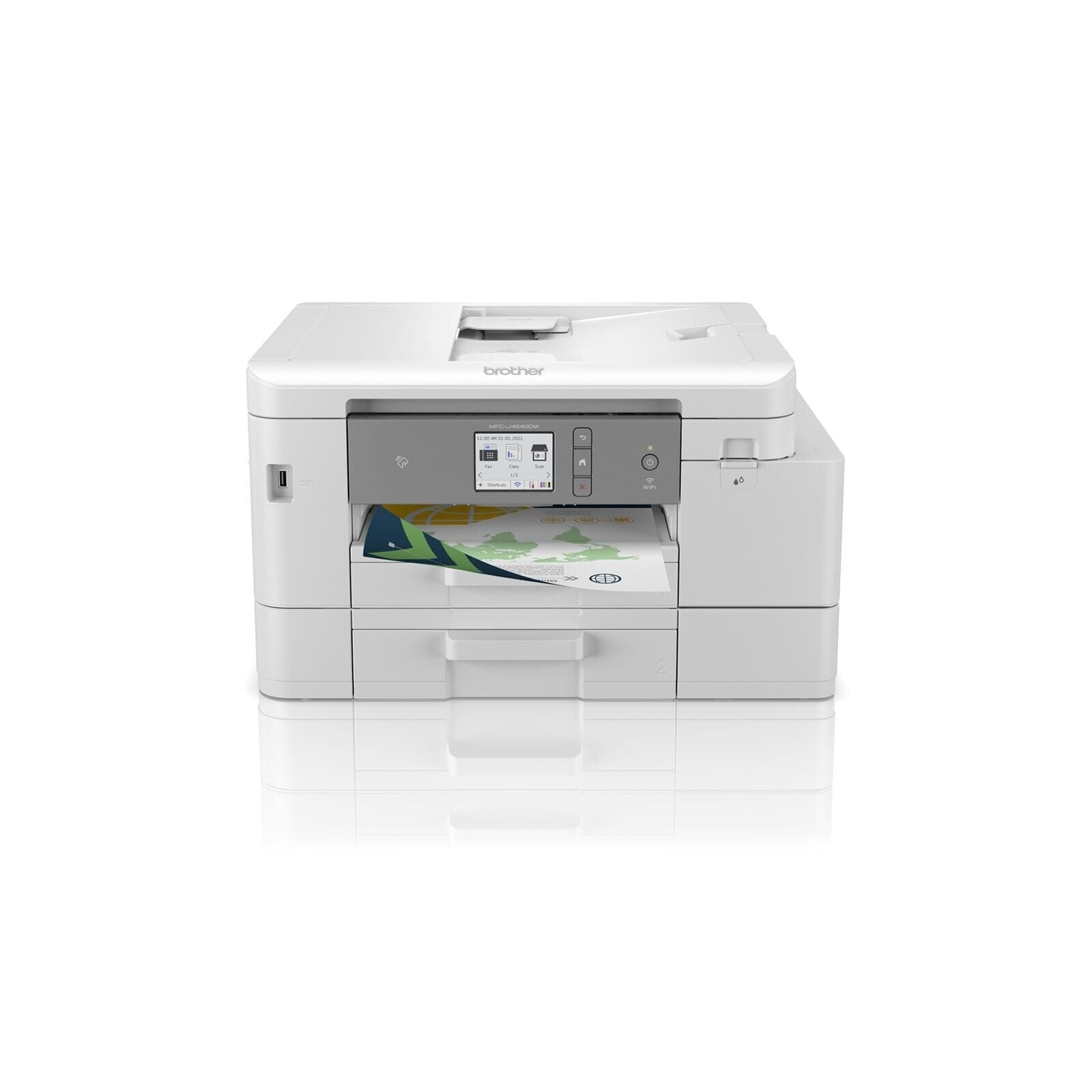 Brother MFC-J4540DWXL 4-in-1 Inkjet Printer USB/Wireless LCD Touchscreen White