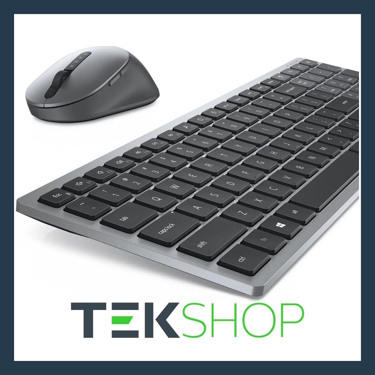 Dell KM7120W Multi-Device Wireless Keyboard and Mouse Combo - Titan Gray