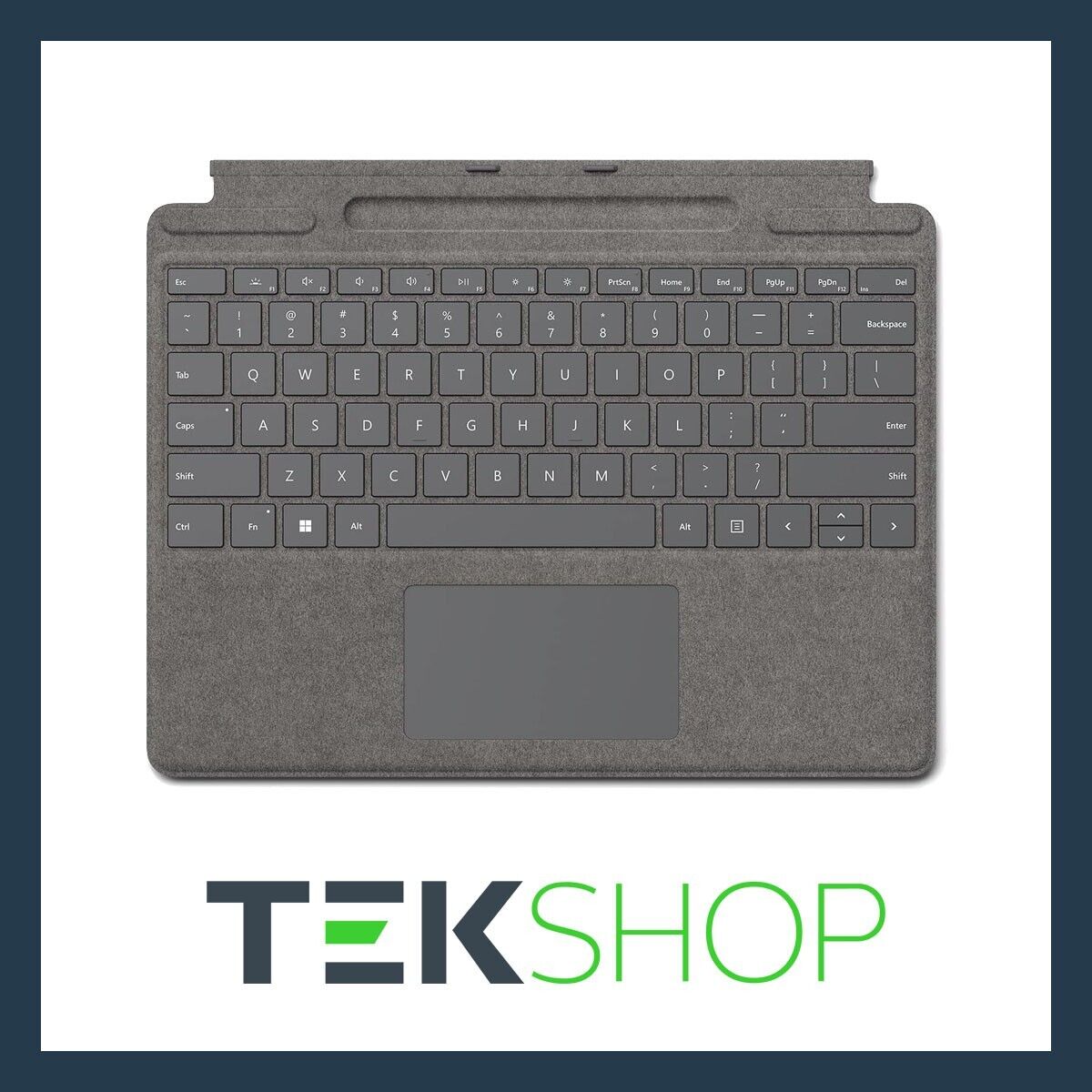 Microsoft Surface Pro Signature Keyboard Type Cover with Trackpad Platinum Grey