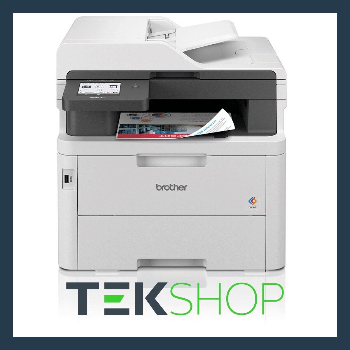 Brother MFC-L3760CDW Colourful and Connected LED All-In-One Printer 26PPM White