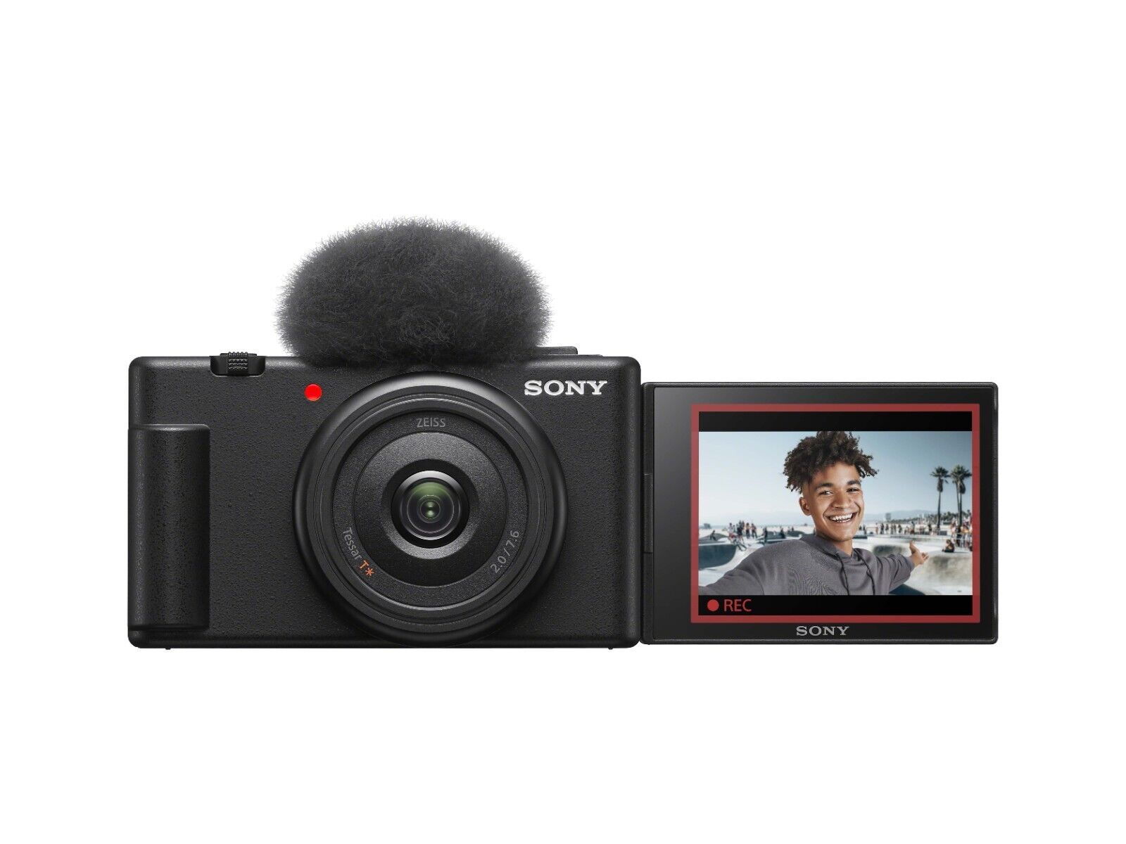 Sony Compact Vlogging Camera ZV-1F 20.1MP Touchscreen 4K UHD USB-C Black